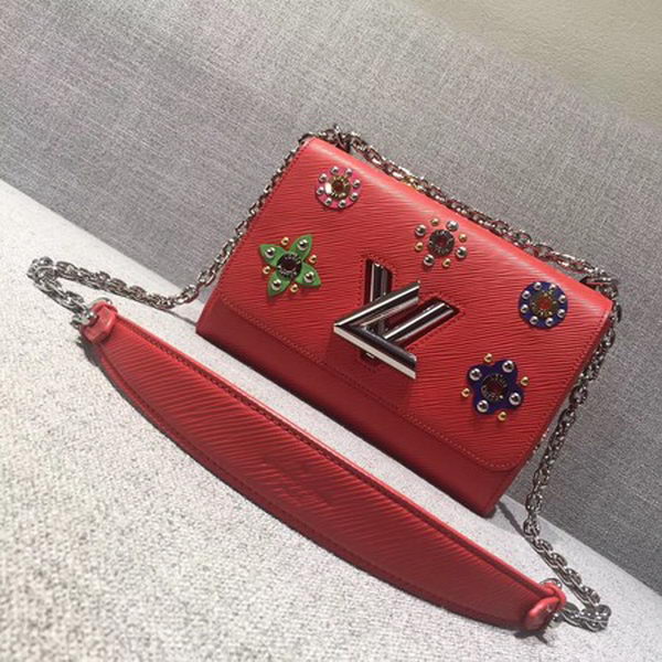 Louis Vuitton Epi Leather TWIST MM Bag M54220 Red