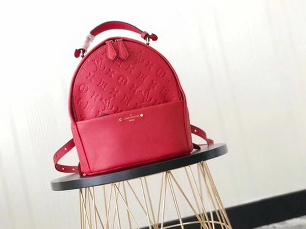 Louis Vuitton Monogram Empreinte SORBONNE BACKPACK M44019 Red