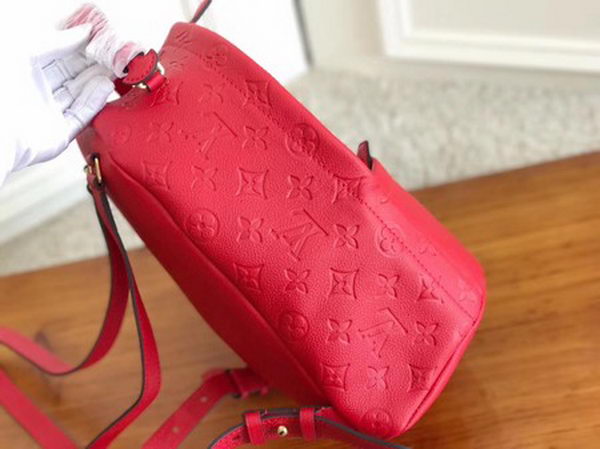 Louis Vuitton Monogram Empreinte SORBONNE BACKPACK M44019 Red