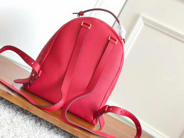 Louis Vuitton Monogram Empreinte SORBONNE BACKPACK M44019 Red