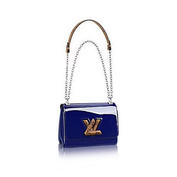 Louis Vuitton Smooth Patent TWIST PM M54241 Blue