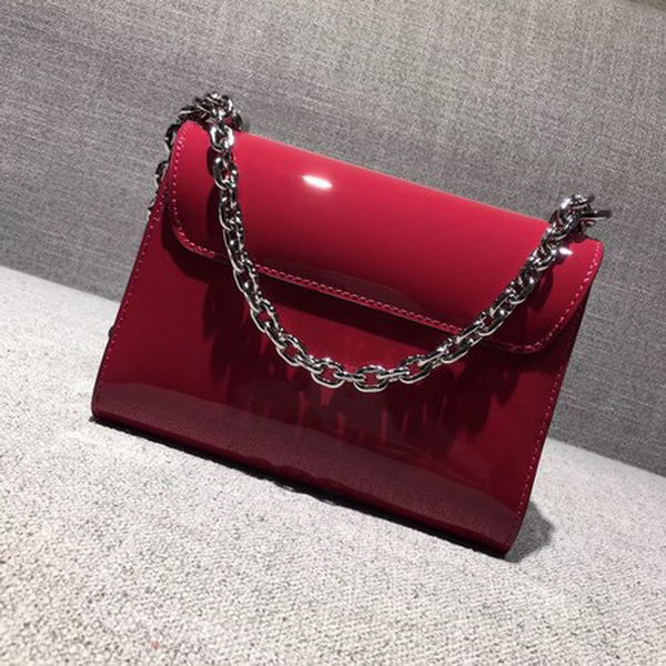 Louis Vuitton Smooth Patent TWIST PM M54241 Red&Blue