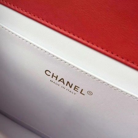 Chanel Flap Shoulder Bag Original Sheepskin Leather A37293 Red