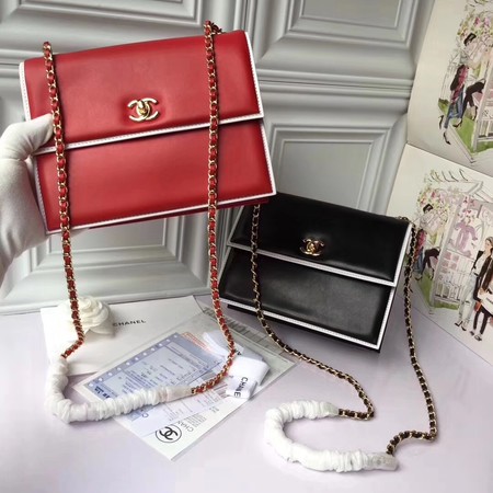 Chanel Flap Shoulder Bag Original Sheepskin Leather A37293 Red