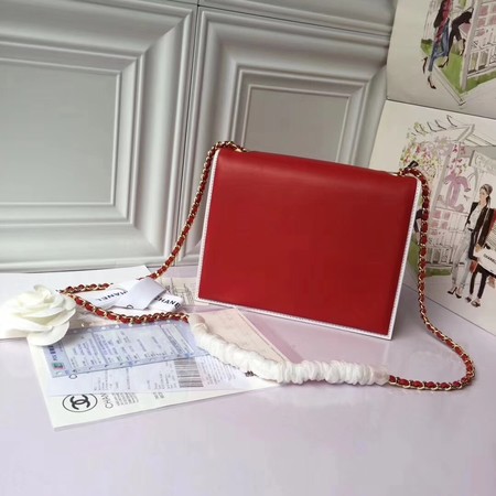 Chanel Flap Shoulder Bag Original Sheepskin Leather A37293 Red