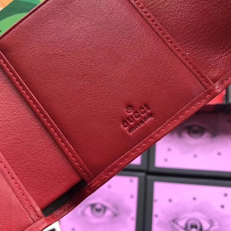 Gucci GG Marmont Matelasse Wallet 474802 Red