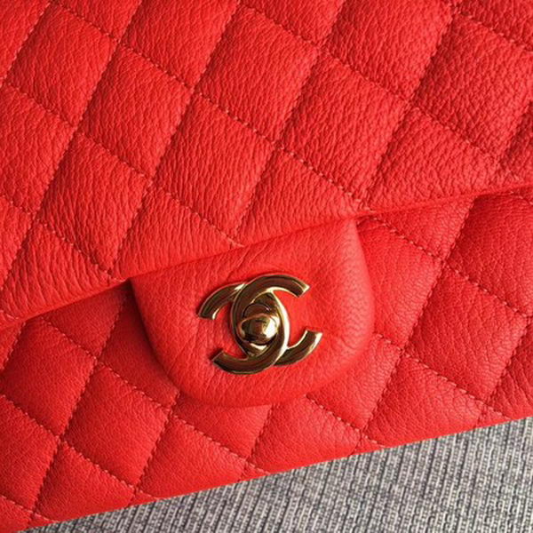 Chanel 2.55 Series Flap Bags Original Deerskin A1112 Red