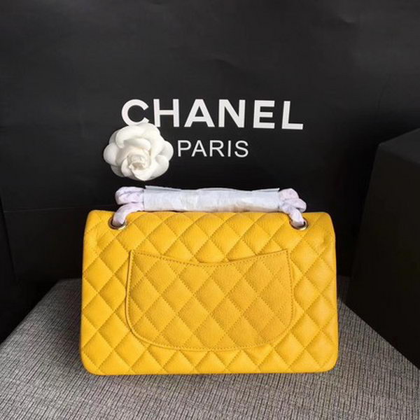 Chanel 2.55 Series Flap Bags Original Deerskin A1112 Yellow