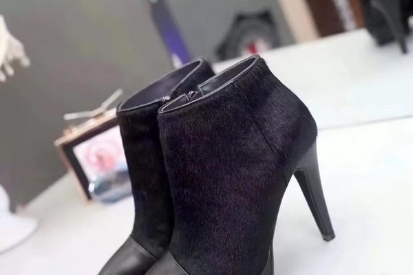 Chanel Ankle Boot Leather CH2225 Black