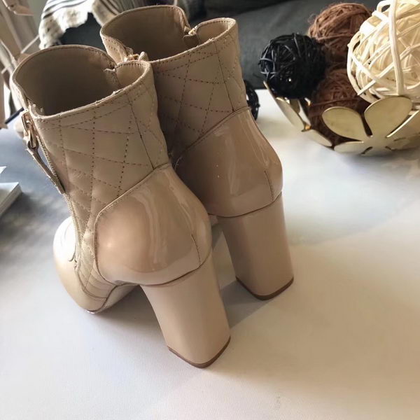 Chanel Ankle Boot Leather CH2229 Apricot