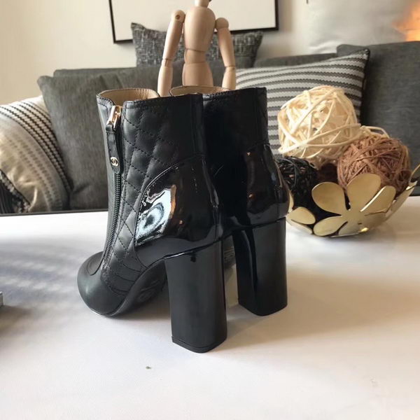 Chanel Ankle Boot Leather CH2229 Black