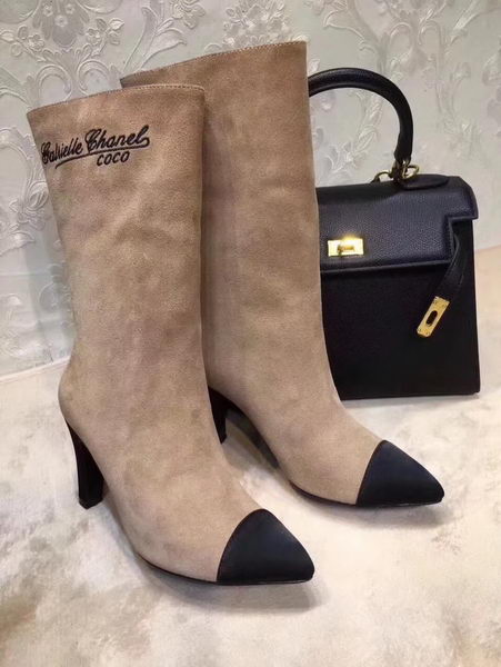 Chanel Knee Boot CH2211365 Apricot