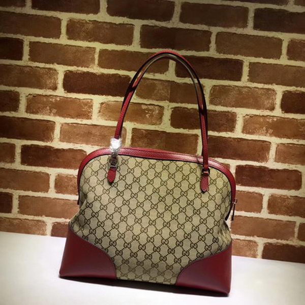 Gucci Bree Original GG Canvas Shoulder Bag 323673 Red