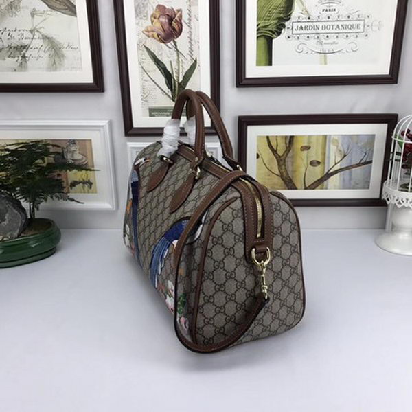 Gucci Garden The Souvenir Collection Boston Bag 409527 Brown