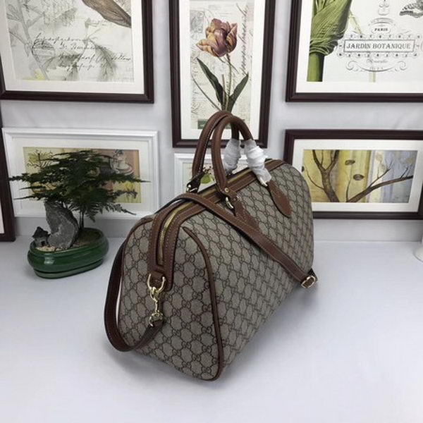 Gucci Garden The Souvenir Collection Boston Bag 409527 Brown