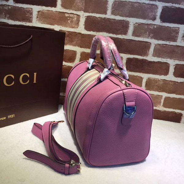 Gucci Leather Medium Boston Bag 247205 Rose