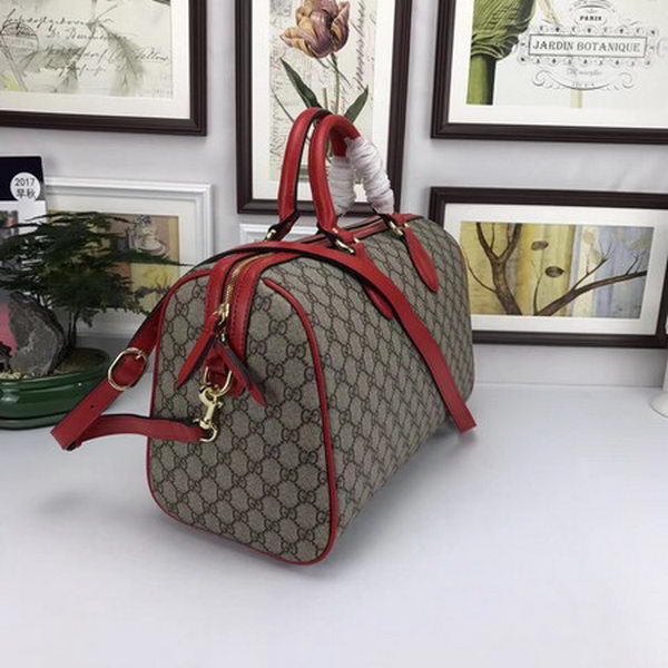 Gucci Limited Edition GG Supreme Top Handle Bag 409527 Red