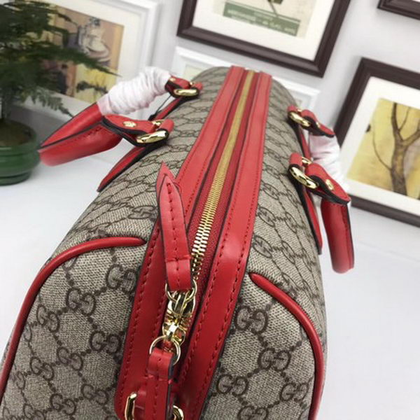 Gucci Limited Edition GG Supreme Top Handle Bag 409527 Red