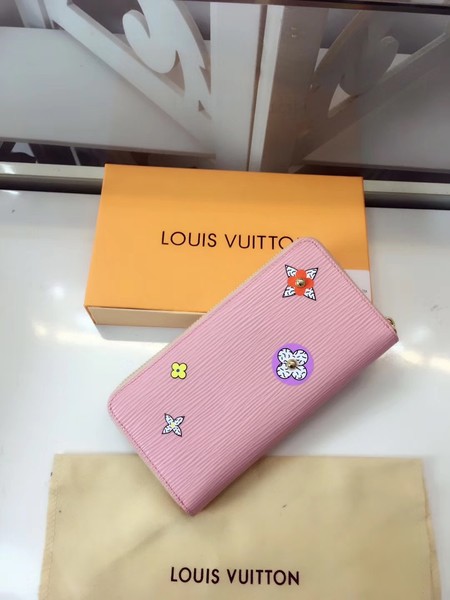 Louis Vuitton Epi Leather Leather Zippy Wallet M62067 Pink