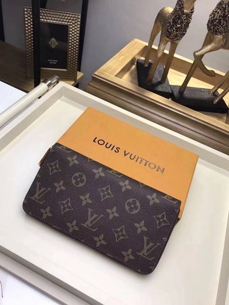 Louis Vuitton Monogram Canvas Zippy Illustre Wallet M60017