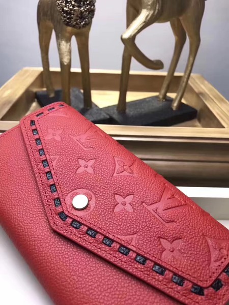 Louis Vuitton Monogram Empreinte JOSEPHINE WALLET M64816 Red