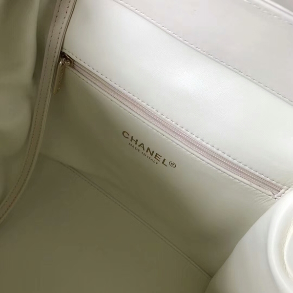 Chanel Original Calfskin Leather Backpack CHA2589 White