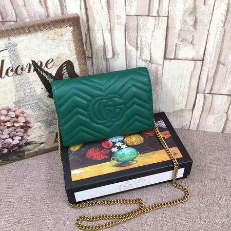 Gucci GG Marmont Bag ‎474575 Green