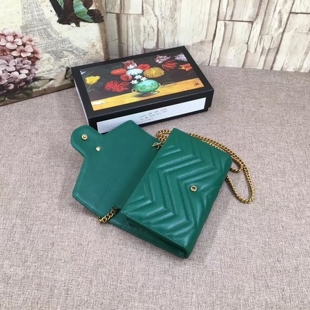 Gucci GG Marmont Bag ‎474575 Green