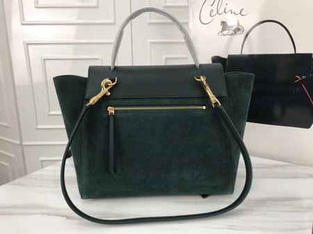 Celine Belt Bag Original Suede Leather C3349 Green