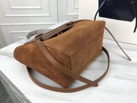 Celine Small Belt Bag Original Suede Leather A98310 Brown