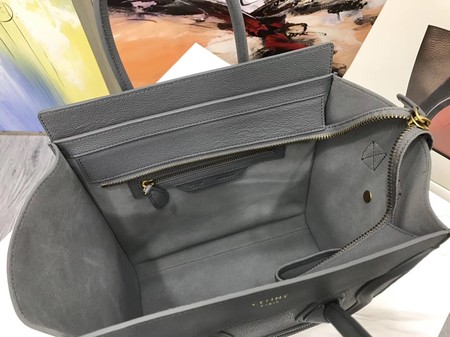 Celine Luggage Micro Tote Bag Original Leather CLY33081M Deep Grey