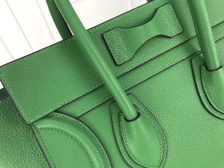 Celine Luggage Micro Tote Bag Original Leather CLY33081M Green