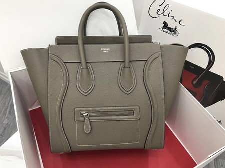 Celine Luggage Mini Tote Bag Original Leather CLY33081L Khaki