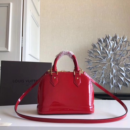 Louis Vuitton Monogram Vernis Alma BB M91606 Red