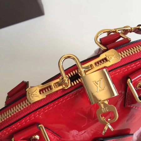 Louis Vuitton Monogram Vernis Alma BB M91606 Red