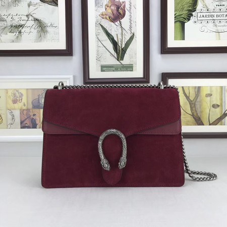 Gucci Dionysus Suede Leather Shoulder Bag 403348 Wine