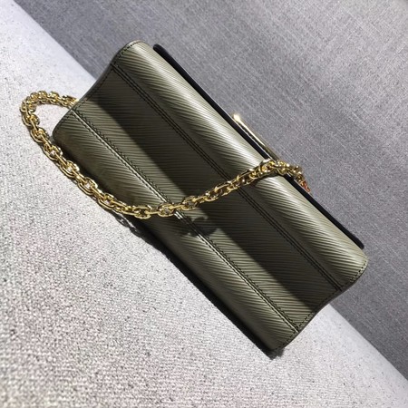 Louis Vuitton Monogram Canvas Epi Leather TWIST MM M50271 Green