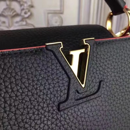 Louis Vuitton Original Leather CAPUCINES BB M54419 Black