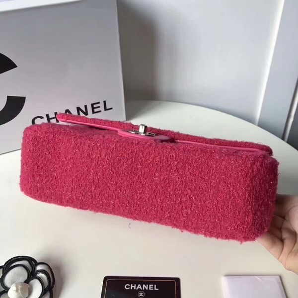 Chanel Original Suede Leather Flap Shoulder Bag A8128 Pink