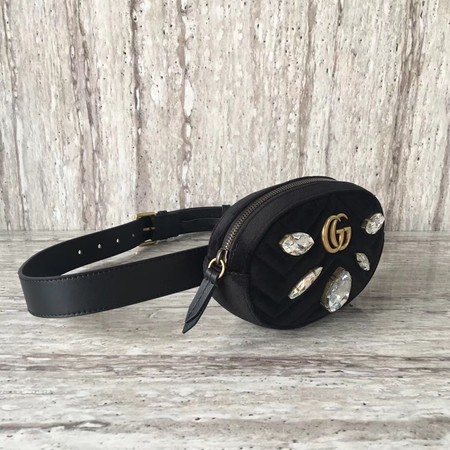 Gucci GG Marmont Belt Bag 476434 Black