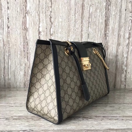 Gucci Padlock Medium GG Shoulder Bag 479197 Black