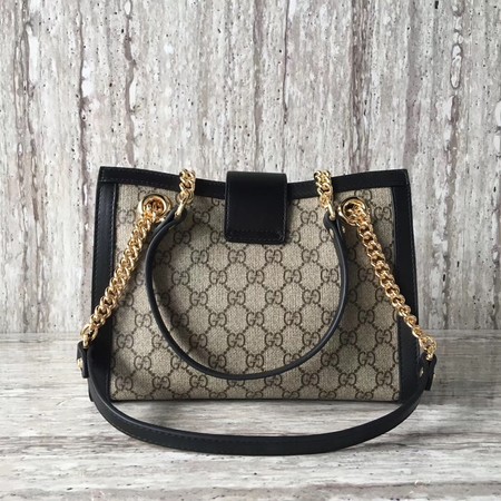 Gucci Padlock Small GG Shoulder Bag 498156 Black