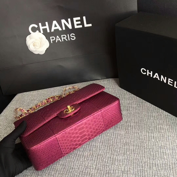 Chanel Original Python Leather Shoulder Bag CF1112B