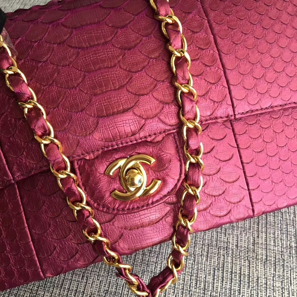 Chanel Original Python Leather Shoulder Bag CF1112B