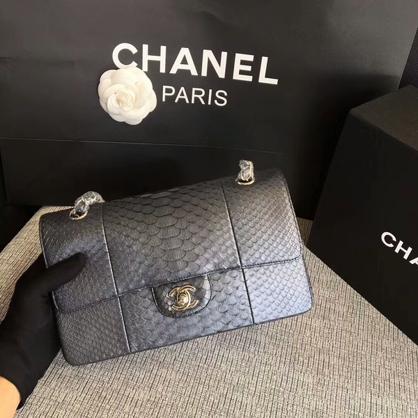 Chanel Original Python Leather Shoulder Bag CF1112H