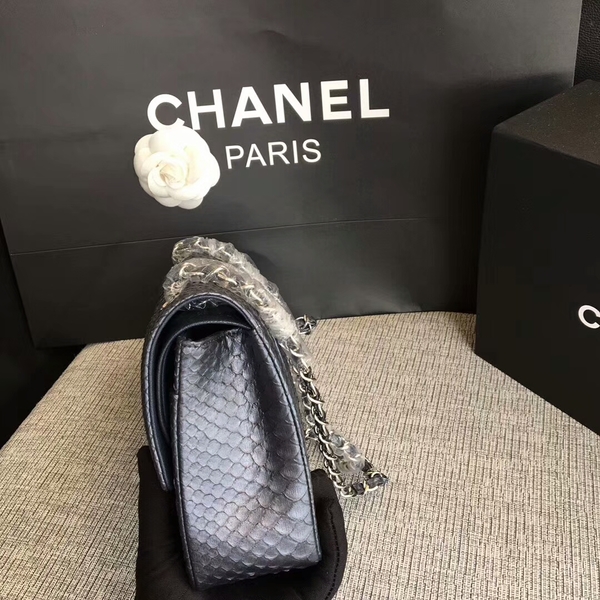 Chanel Original Python Leather Shoulder Bag CF1112H