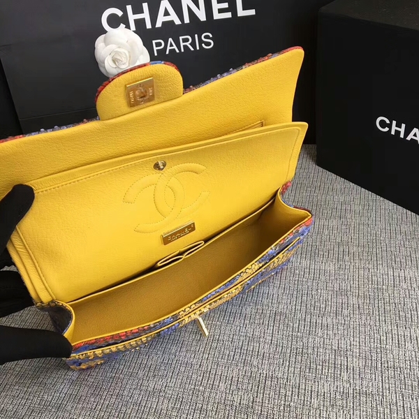 Chanel Original Python Leather Shoulder Bag CF1112K