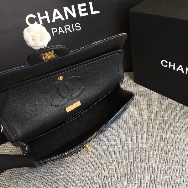 Chanel Original Python Leather Shoulder Bag CF1112L