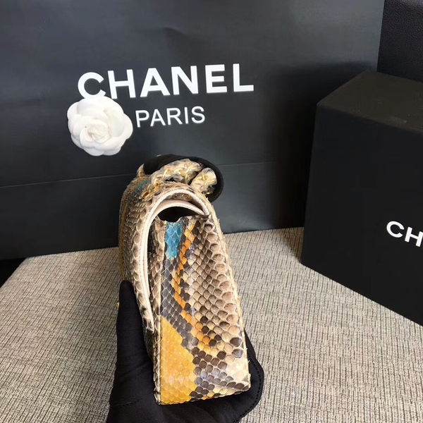 Chanel Original Python Leather Shoulder Bag CF1112O