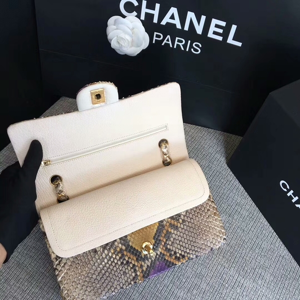 Chanel Original Python Leather Shoulder Bag CF1112O